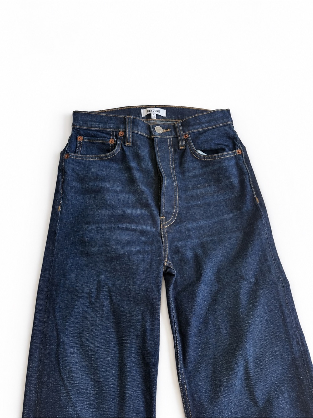 RE/DONE 90s High Rise Loose Jeans in Dark Wash
